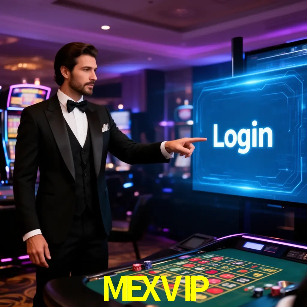 MEXVIP Login - OTP, cuenta y soporte Pantalla MEXVIP Login con OTP, contraseña, cuenta segura y soporte móvil